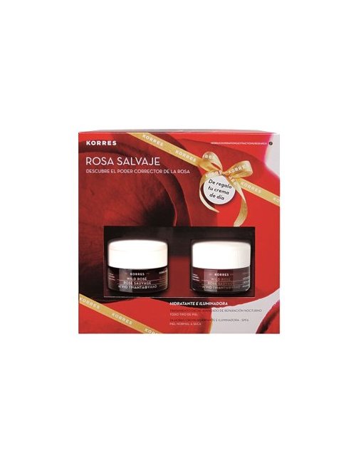 Korres Set Rosa Salvaje Piel Mixta Caja Navidad