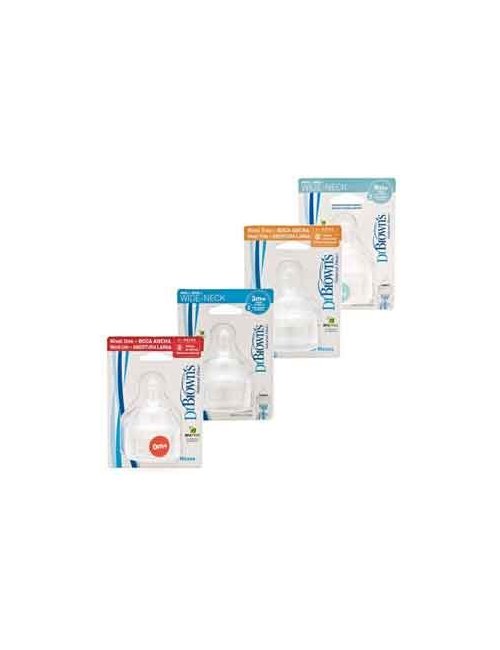 Dr. Browns Tetinas Boca Ancha (2uds) Dr. Browns Tetinas Boca Ancha (2uds)