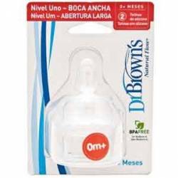 Dr. Browns Tetinas Boca Ancha (2uds)