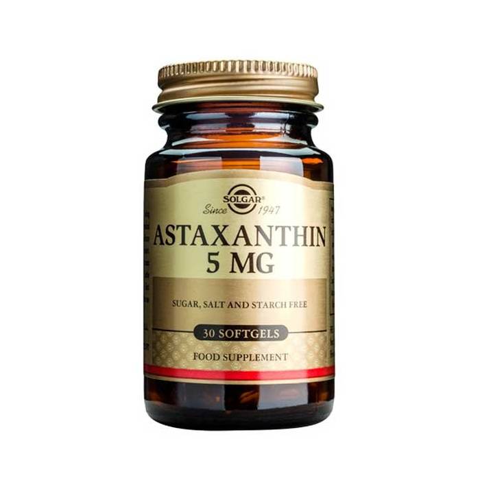 Solgar Astaxantina 5 Mg 30 Cápsulas