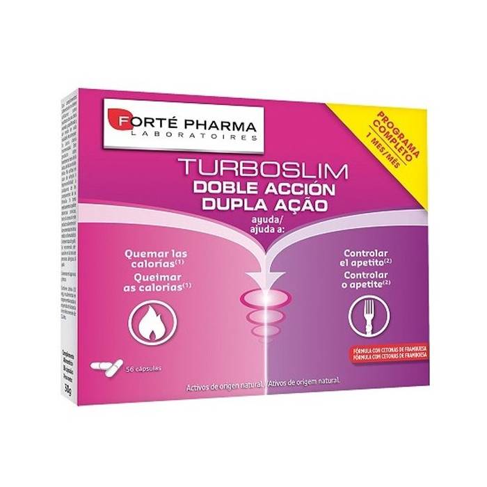 Turboslim Doble Accion 56 Cápsulas Forte Pharma