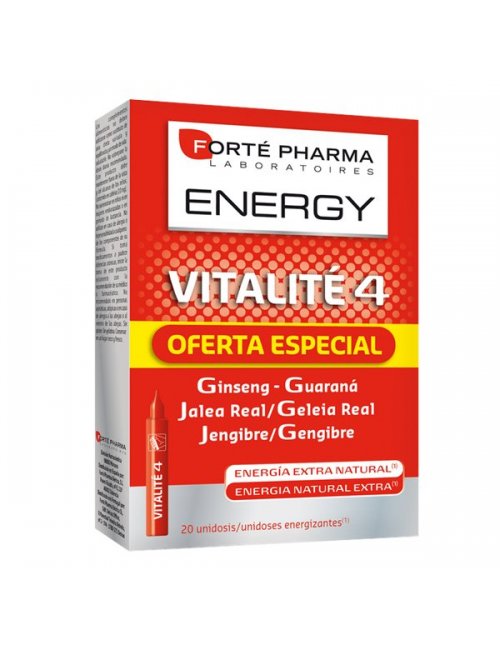 Energy Vitalité 4 Forte Pharma 20 Unds de 10ml