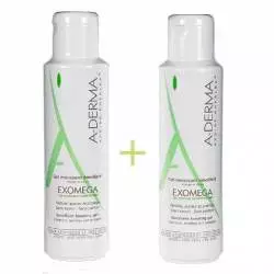 Aderma Exomega Gel Limpiador Duplo 2 x 500Ml.