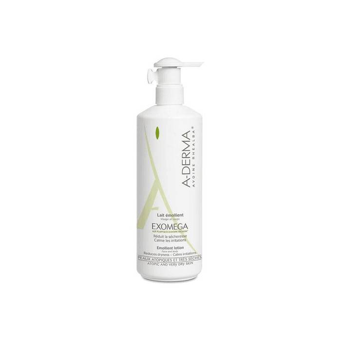 Aderma Exomega Leche Emoliente 400 Ml.