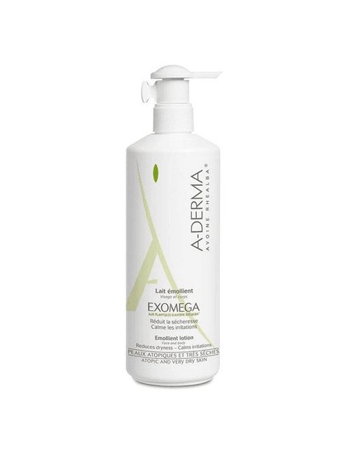 Aderma Exomega Leche Emoliente 400 Ml.