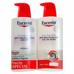 Eucerin Locion 400ml + Gel de Baño 400ml