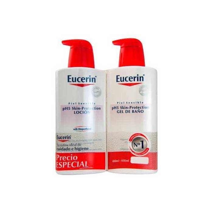 Eucerin Locion 400ml + Gel de Baño 400ml