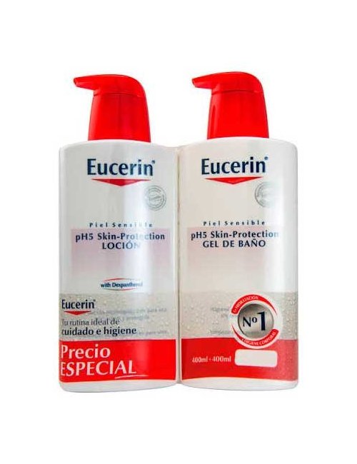 Eucerin Locion 400ml + Gel de Baño 400ml