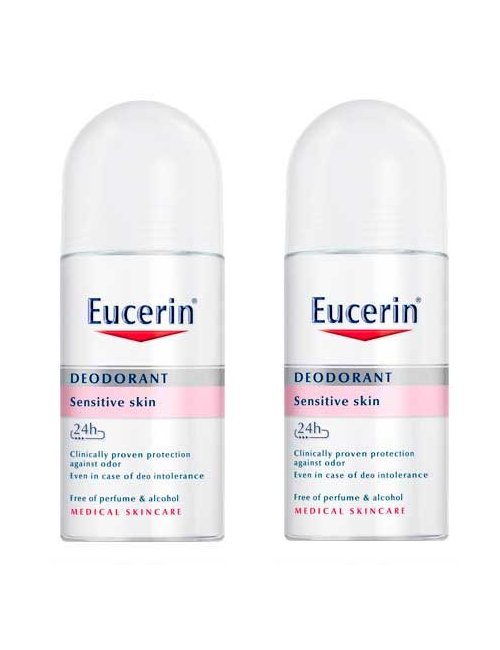 Eucerin Desodorante Roll-on DUPLO 50 + 50ml.