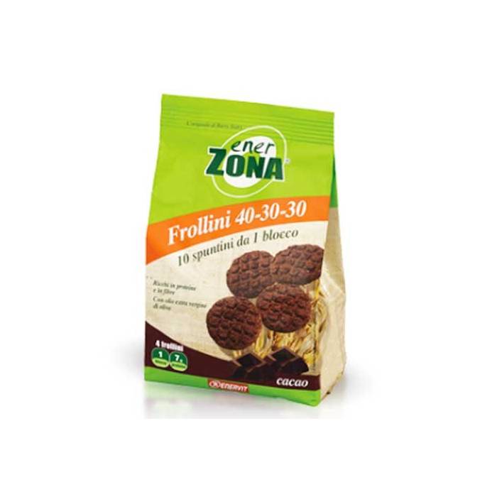 Enerzona Tentempié Galletas de Cacao 40-30-30