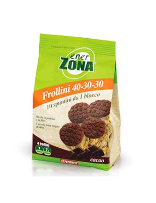 Enerzona Tentempié Galletas de Cacao 40-30-30