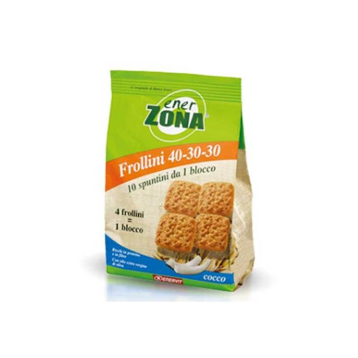 Enerzona Tentempié Galletas de Coco 40-30-30