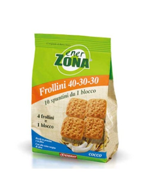 Enerzona Tentempié Galletas de Coco 40-30-30