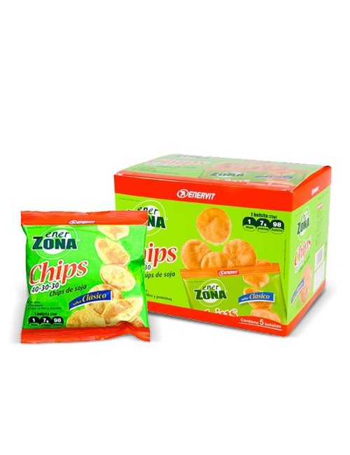 Enerzona Chips Soja Sabor Clásico 5 Bolsitas