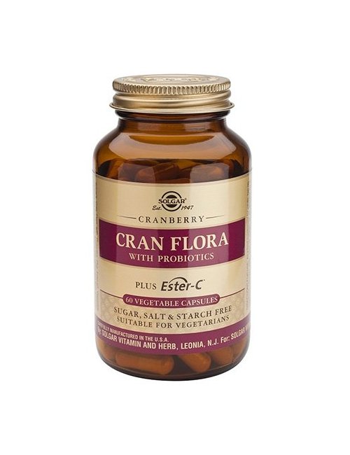 Solgar Cran Flora 60 Capsulas