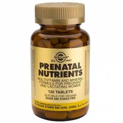 Nutrientes Prenatales 120 Comprimidos Solgar