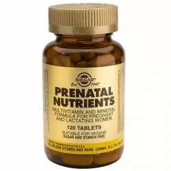 Nutrientes Prenatales 120 Comprimidos Solgar