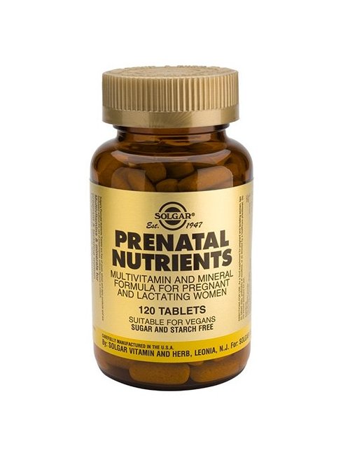 Nutrientes Prenatales 120 Comprimidos Solgar