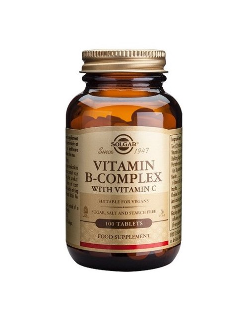 Solgar B-Complex + Vitamina C 100 Comprimidos