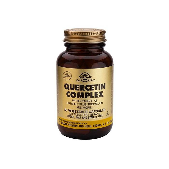 Quercitina Complex Solgar 50 Cápsulas