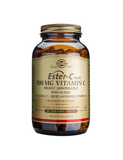 Ester-C Plus 500 Mg (vitamina C) 100 Cápsulas Solgar Ester-C Plus 500 Mg (vitamina C) 100 Cápsulas Solgar