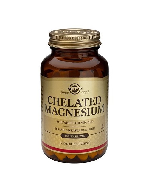 Magnesio Quelado 100 Comprimidos Solgar