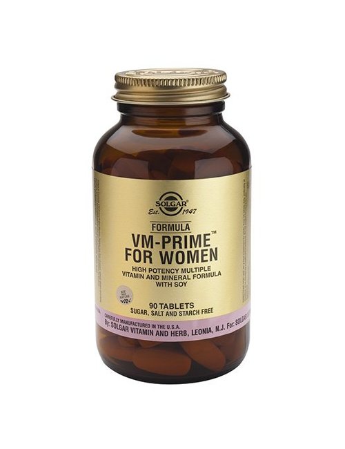 Fórmula VM Prime Women (Mujer) soja 90comp SOLGAR Fórmula VM Prime Women (Mujer) soja 90comp SOLGAR