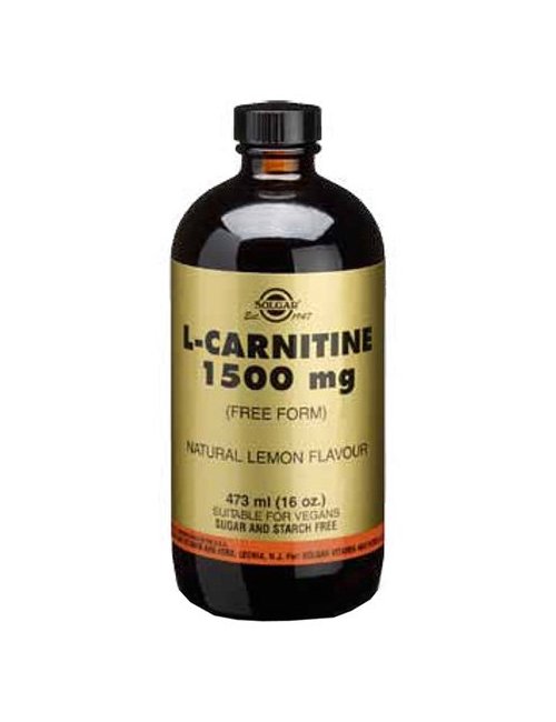 L-Carnitina Líquida 1500 mg. Solgar en forma libre