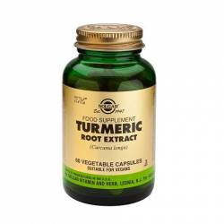 Turmeric-Extracto de raíz de Cúrcuma  60 vegicap Solgar 