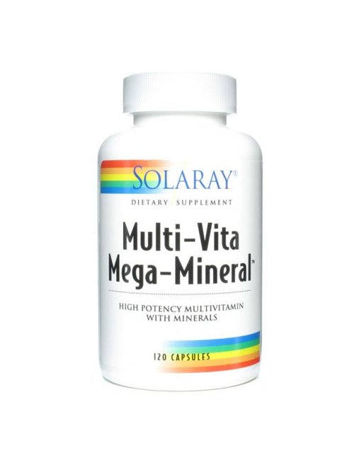 Solaray Mega Multi Mineral 120 Capsulas