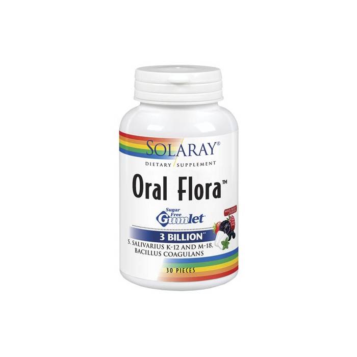 Solaray Oral Flora 30 Chicles