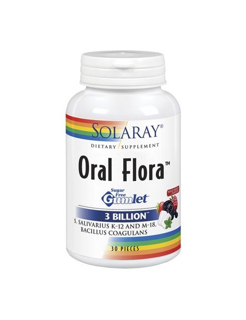 Solaray Oral Flora 30 Chicles