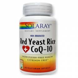 Solaray Red Yeast Rice Plus CoQ10 60 Caps.