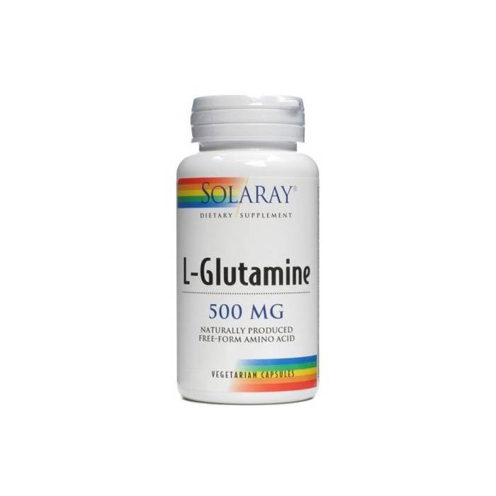 L-Glutamine 500 Mg 50 Cápsulas Solaray