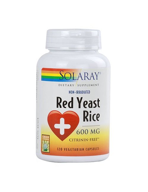 Red Yeast Rice (Levadura roja de arroz) 45 Cápsulas Solaray