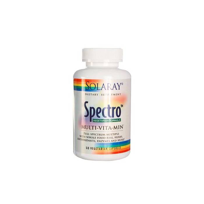 Multivitamínico Solaray 60 Cápsulas Spectro (Multi-Vita-Min)