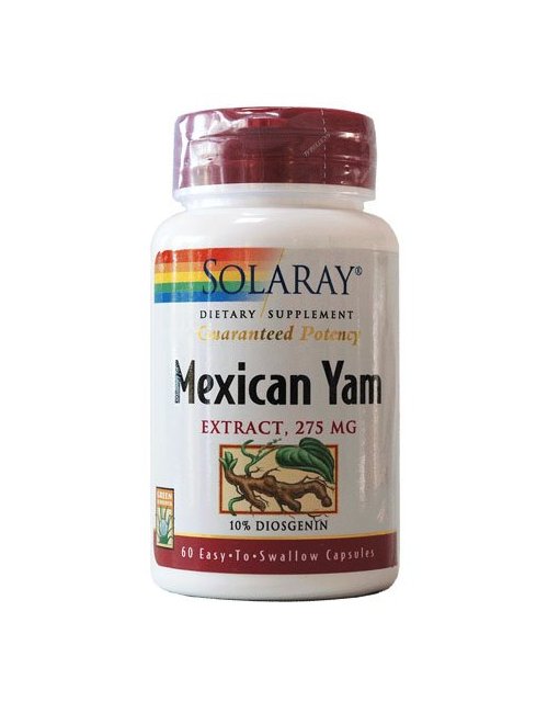 Solaray Mexican Yam 60 capsulas (Mujer)