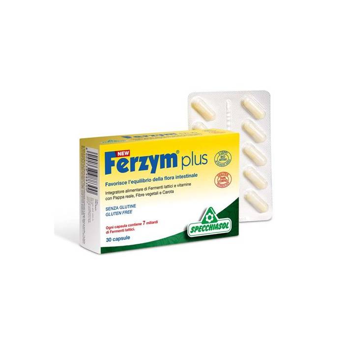 Specchiasol Ferzym Plus 30 Capsulas