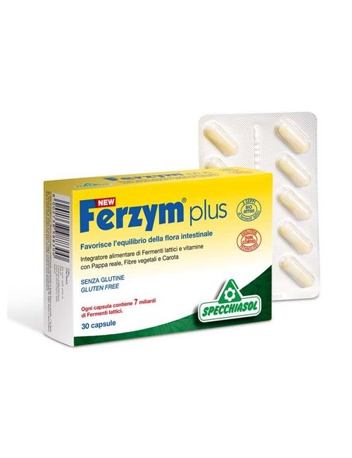 Specchiasol Ferzym Plus 30 Capsulas