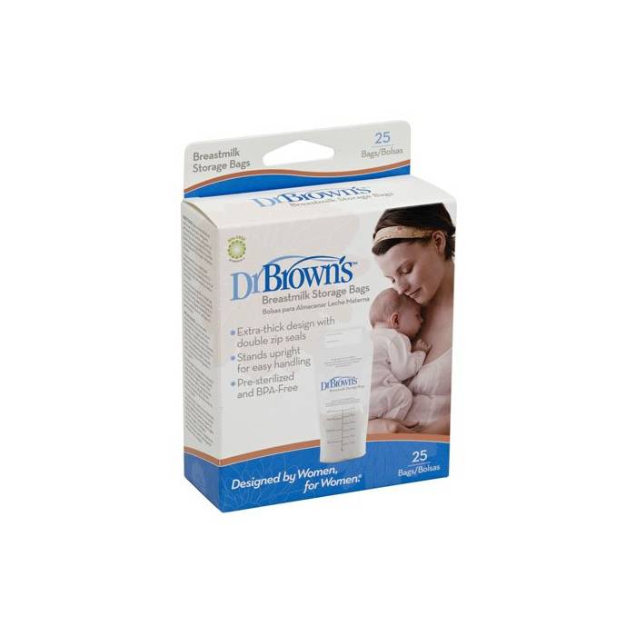 Dr. Browns Almacenamiento Leche 25 Uds.