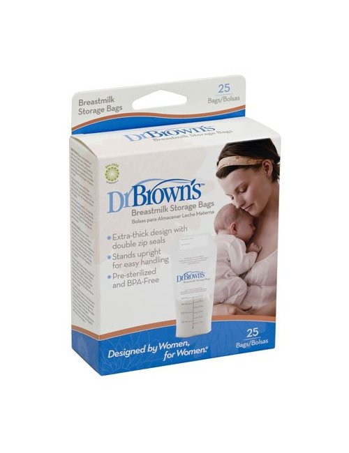 Dr. Browns Almacenamiento Leche 25 Uds.