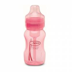 Dr. Browns Biberon Boca Ancha Rosa 240 Ml.