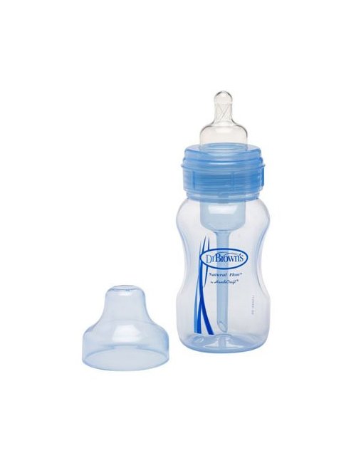 Dr. Browns Biberon Boca Ancha Azul 240 Ml. Dr. Browns Biberon Boca Ancha Azul 240 Ml.