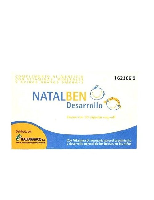 Natalben Desarrollo 30 cápsulas