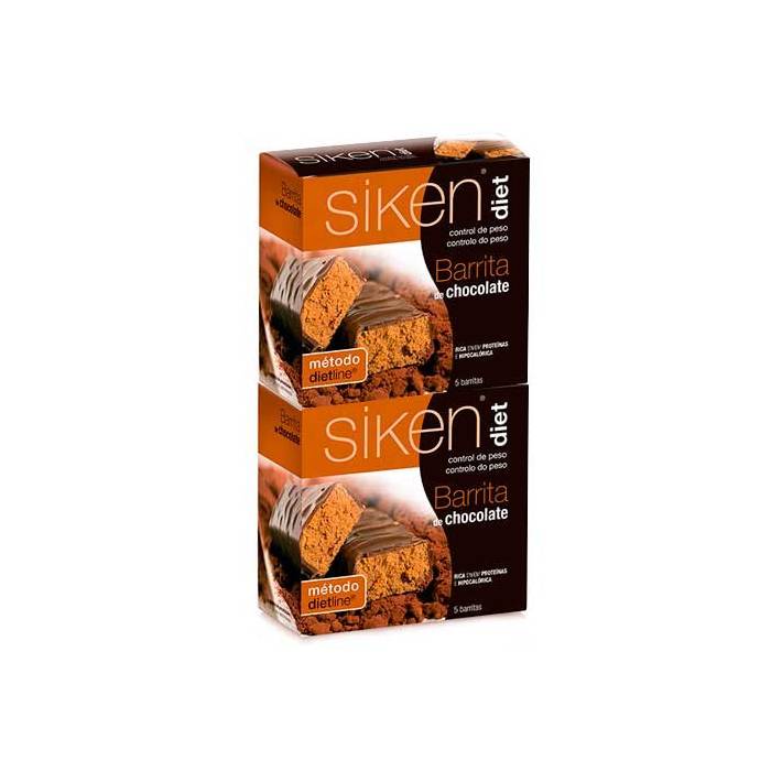 Siken Diet Barritas Chocolate Duplo