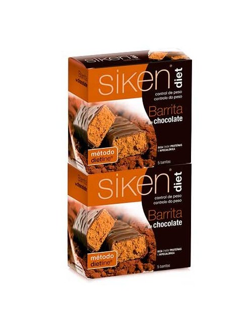 Siken Diet Barritas Chocolate Duplo