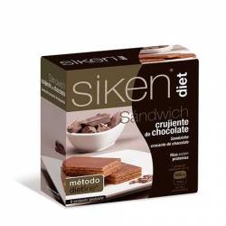 SikenDiet Sandwich Crujiente Choco 6 Uds.