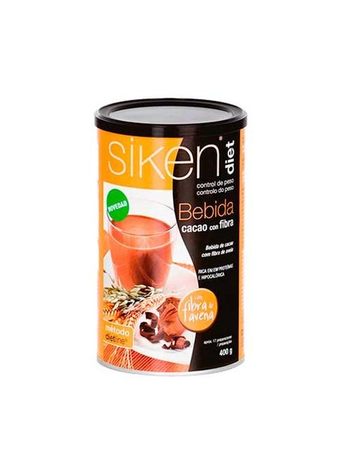 Siken Diet Bebida Cacao Con Fibra 400 G.