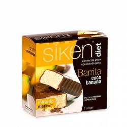 SikenDiet Barritas Coco Banana 5 uds