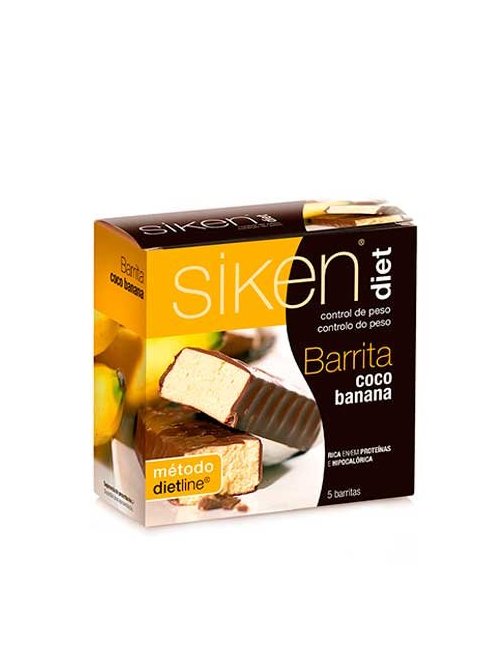 SikenDiet Barritas Coco Banana 5 uds